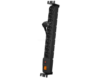 HSK DATA Acar S8 - 8 gniazd, 1,5m, czarna